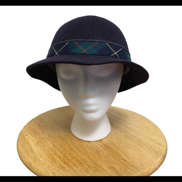 VINTAGE FELT HAT WITH TARTAN BAND - Picture 5 of 11